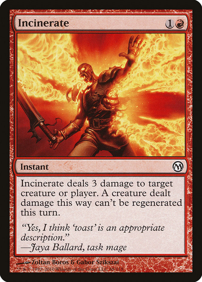 Incinerate [Duels of the Planeswalkers] | Card Merchant Takapuna