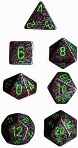 Chessex: Speckled Polyhedral Dice Set - Earth | Card Merchant Takapuna