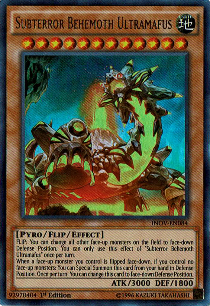 Subterror Behemoth Ultramafus [INOV-EN084] Ultra Rare | Card Merchant Takapuna