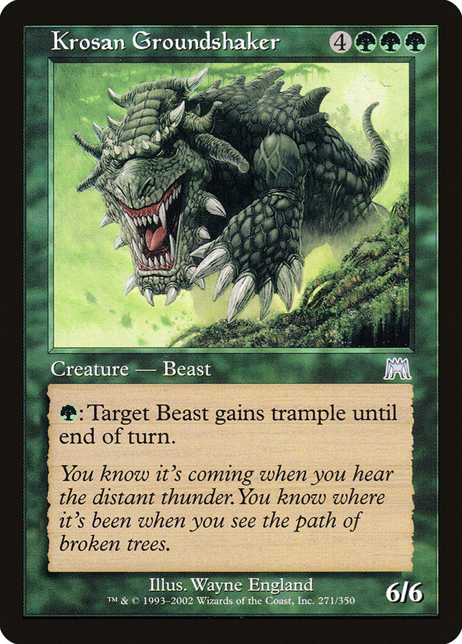 Krosan Groundshaker [Onslaught] | Card Merchant Takapuna