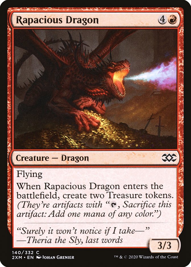 Rapacious Dragon [Double Masters] | Card Merchant Takapuna