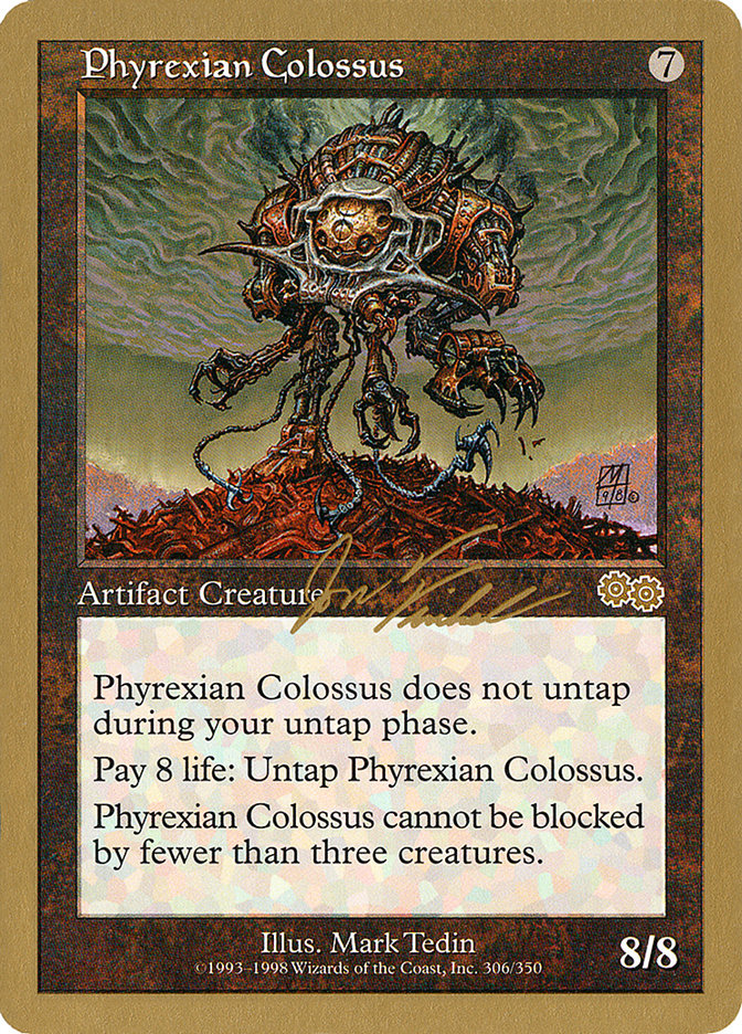 Phyrexian Colossus (Jon Finkel) [World Championship Decks 2000] | Card Merchant Takapuna
