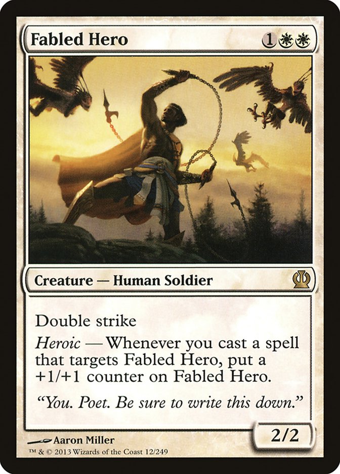 Fabled Hero [Theros] | Card Merchant Takapuna