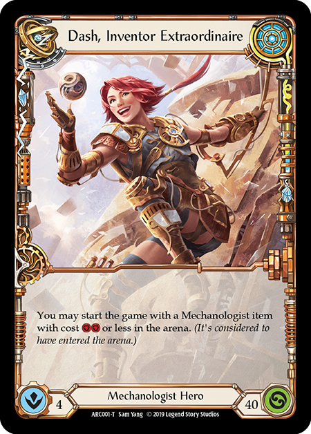 Dash, Inventor Extraordinaire // Runechant [ARC001 // ARC112] (Arcane Rising)  1st Edition Normal | Card Merchant Takapuna