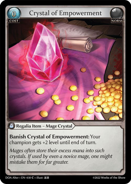 Crystal of Empowerment (030) [Dawn of Ashes: Alter Edition] | Card Merchant Takapuna