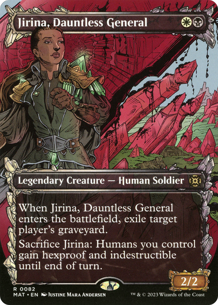 Jirina, Dauntless General (Showcase) [March of the Machine: The Aftermath] | Card Merchant Takapuna