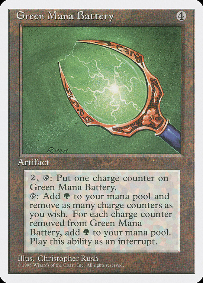 Green Mana Battery [Fourth Edition] | Card Merchant Takapuna