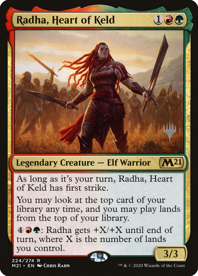 Radha, Heart of Keld (Promo Pack) [Core Set 2021 Promos] | Card Merchant Takapuna