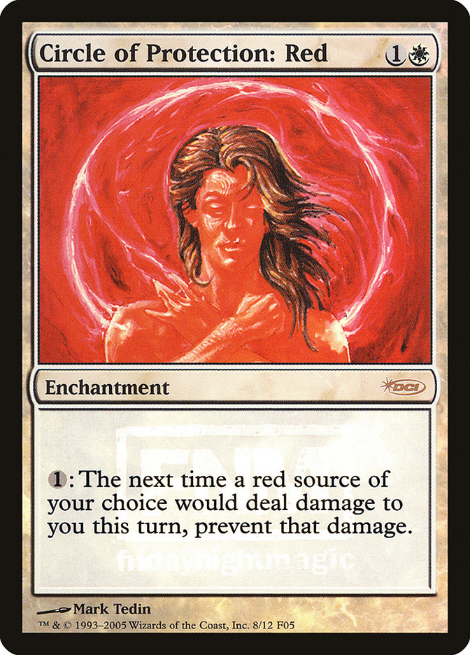 Circle of Protection: Red [Friday Night Magic 2005] | Card Merchant Takapuna