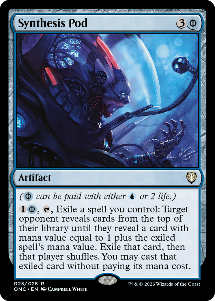 Synthesis Pod [Phyrexia: All Will Be One Commander] | Card Merchant Takapuna