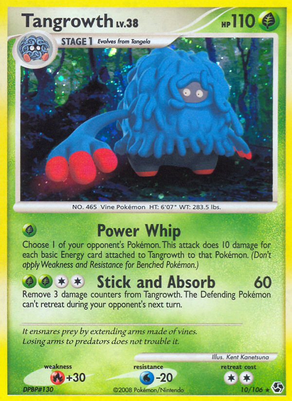 Tangrowth (10/106) [Diamond & Pearl: Great Encounters] | Card Merchant Takapuna