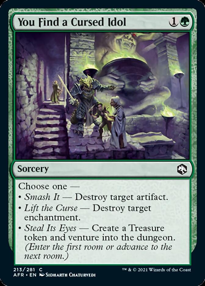 You Find a Cursed Idol [Dungeons & Dragons: Adventures in the Forgotten Realms] | Card Merchant Takapuna