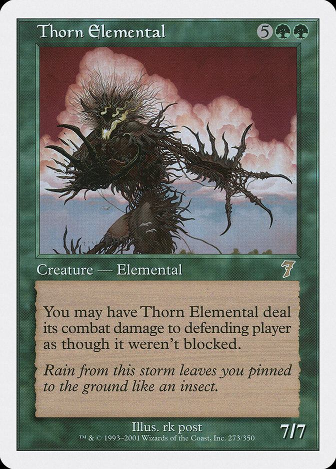 Thorn Elemental [Seventh Edition] | Card Merchant Takapuna
