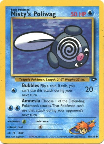 Misty's Poliwag (89/132) [Gym Challenge Unlimited] | Card Merchant Takapuna