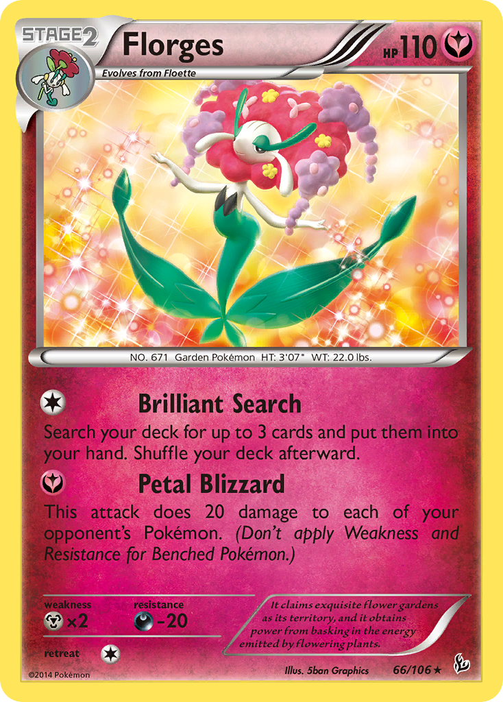 Florges (66/106) [XY: Flashfire] | Card Merchant Takapuna
