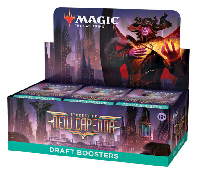 MTG Draft Booster Box Streets of New Capenna | Card Merchant Takapuna