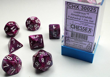 Chessex 7-Die Set - Lustrous | Card Merchant Takapuna