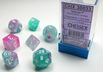 Chessex 7-Die Set - Nebula | Card Merchant Takapuna