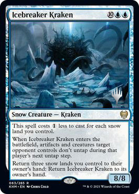 Icebreaker Kraken (Promo Pack) [Kaldheim Promos] | Card Merchant Takapuna