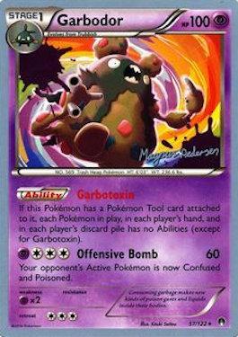 Garbodor (57/122) (Garbanette - Magnus Pedersen) [World Championships 2018] | Card Merchant Takapuna