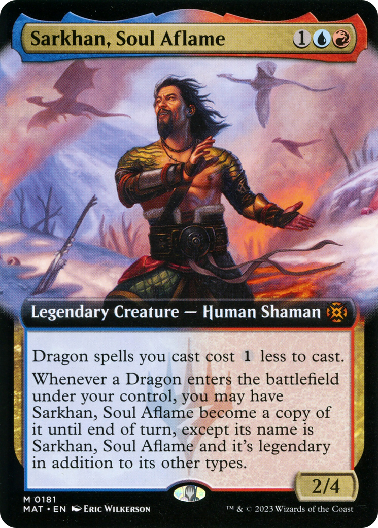 Sarkhan, Soul Aflame (Extended Art) [March of the Machine: The Aftermath] | Card Merchant Takapuna