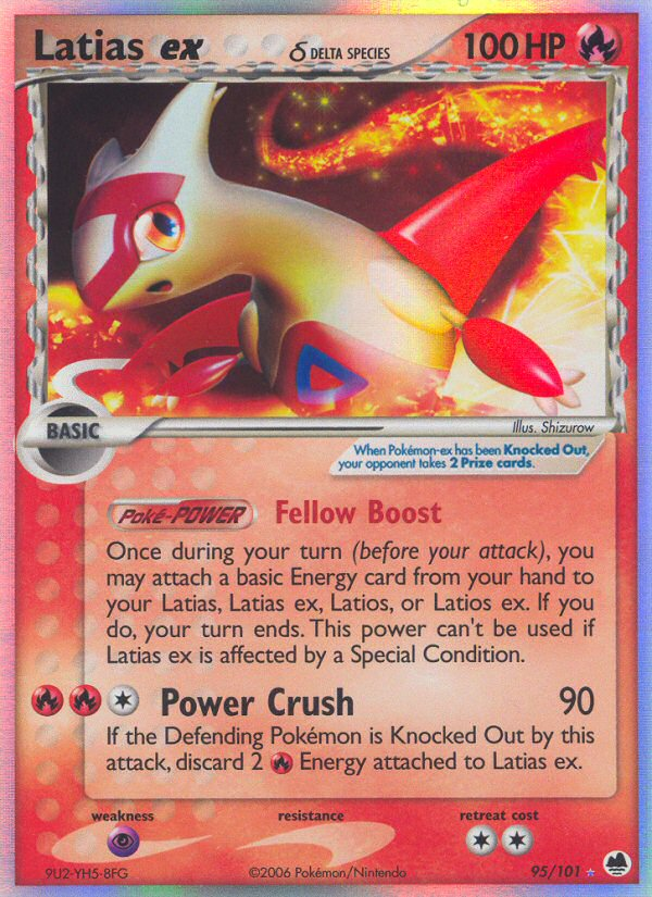 Latias ex (95/101) (Delta Species) [EX: Dragon Frontiers] | Card Merchant Takapuna