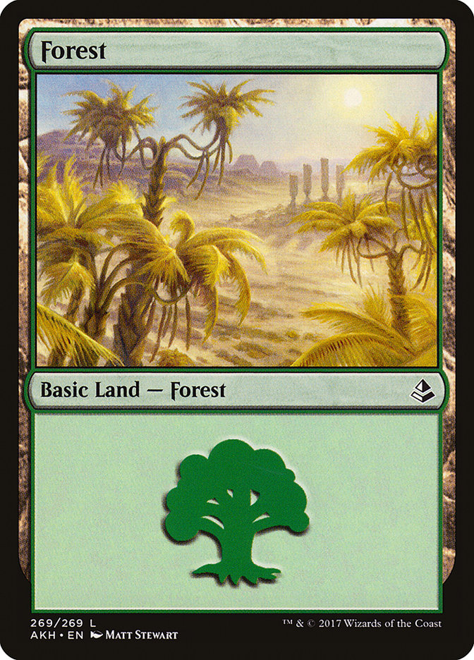 Forest (269) [Amonkhet] | Card Merchant Takapuna
