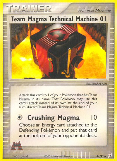 Team Magma Technical Machine 01 (84/95) [EX: Team Magma vs Team Aqua] | Card Merchant Takapuna