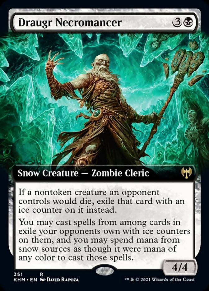 Draugr Necromancer (Extended Art) [Kaldheim] | Card Merchant Takapuna