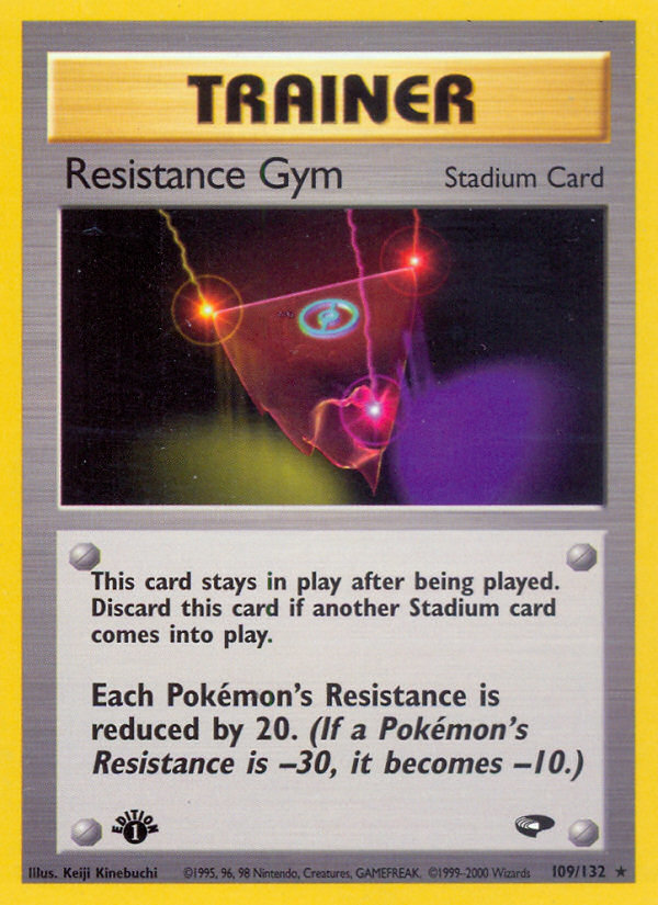 Resistance Gym (109/132) [Gym Challenge 1st Edition] | Card Merchant Takapuna