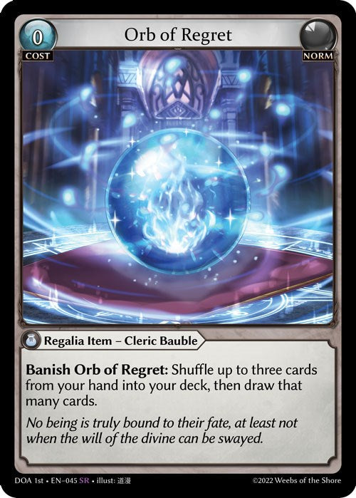 Orb of Regret (045) [Dawn of Ashes: 1st Edition] | Card Merchant Takapuna