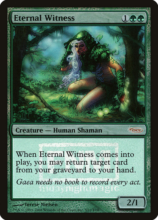 Eternal Witness [Friday Night Magic 2008] | Card Merchant Takapuna