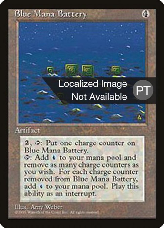 Blue Mana Battery [Fourth Edition (Foreign Black Border)] | Card Merchant Takapuna
