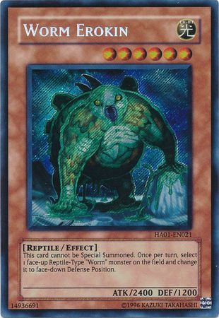 Worm Erokin [HA01-EN021] Secret Rare | Card Merchant Takapuna