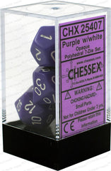 Chessex 7-Die Set - Opaque | Card Merchant Takapuna