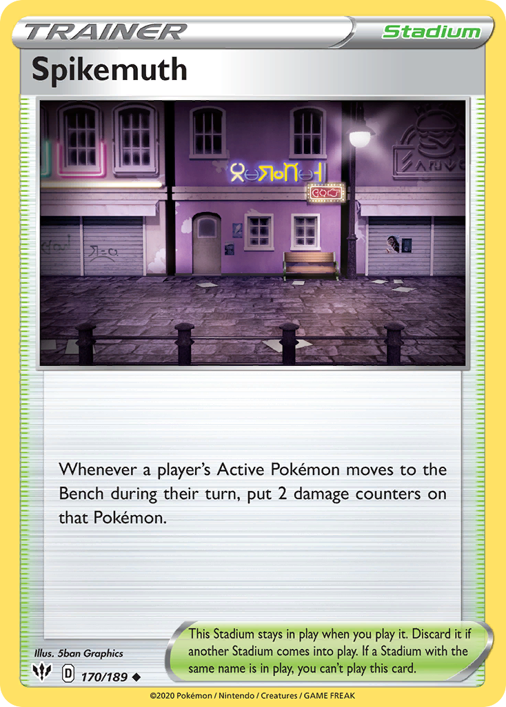 Spikemuth (170/189) [Sword & Shield: Darkness Ablaze] | Card Merchant Takapuna