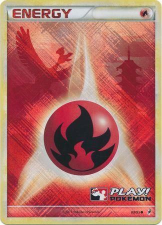 Fire Energy (89/95) (Play Pokemon Promo) [HeartGold & SoulSilver: Call of Legends] | Card Merchant Takapuna