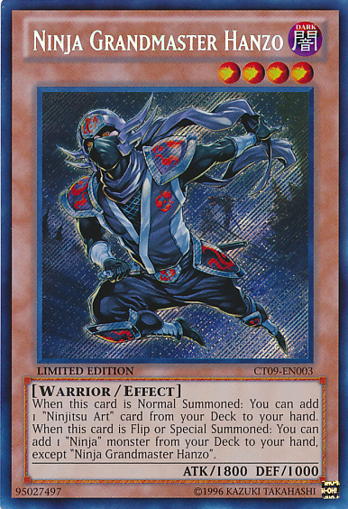 Ninja Grandmaster Hanzo [CT09-EN003] Secret Rare | Card Merchant Takapuna