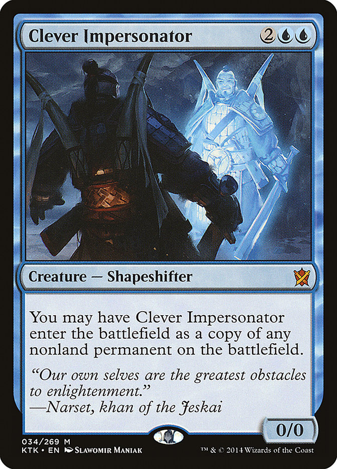 Clever Impersonator [Khans of Tarkir] | Card Merchant Takapuna
