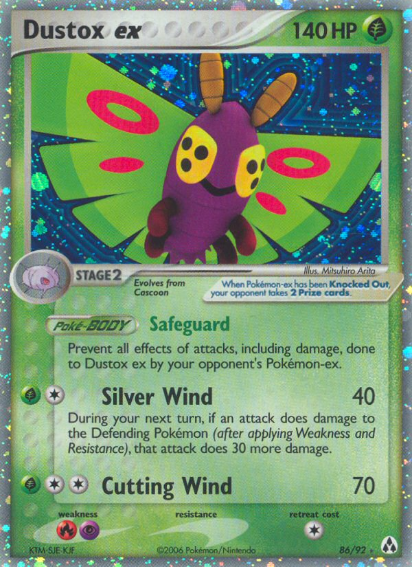 Dustox ex (86/92) [EX: Legend Maker] | Card Merchant Takapuna