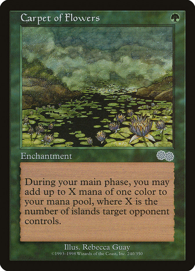Carpet of Flowers [Urza's Saga] | Card Merchant Takapuna