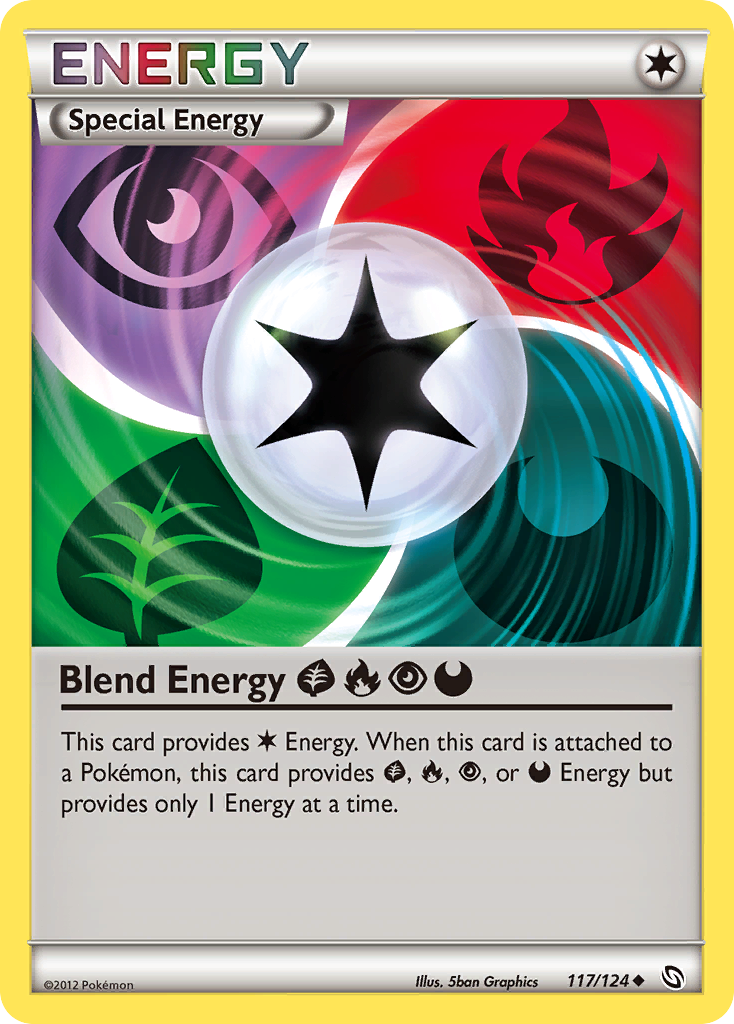 Blend Energy GrassFirePsychicDarkness (117/124) [Black & White: Dragons Exalted] | Card Merchant Takapuna