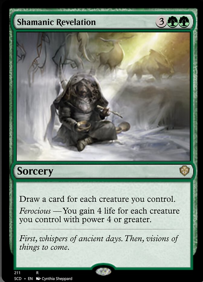 Shamanic Revelation [Starter Commander Decks] | Card Merchant Takapuna