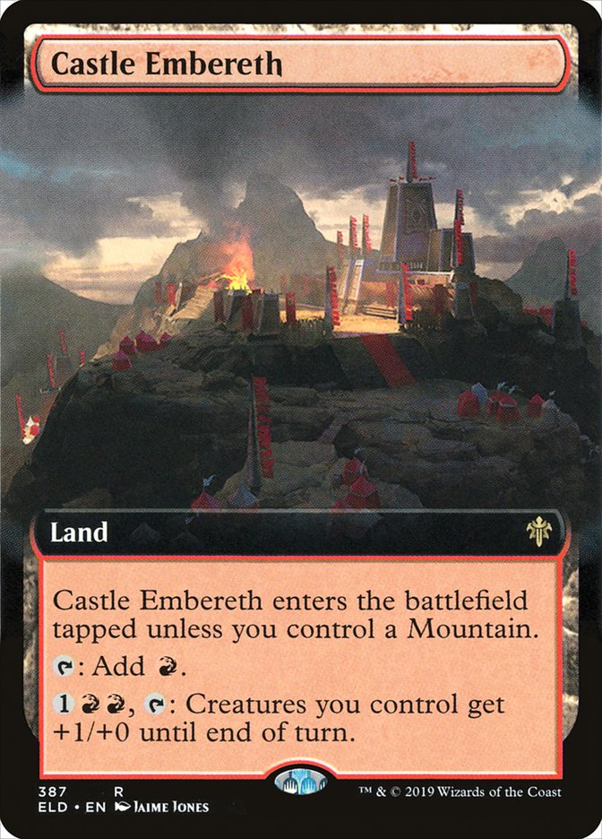 Castle Embereth (Extended Art) [Throne of Eldraine] | Card Merchant Takapuna