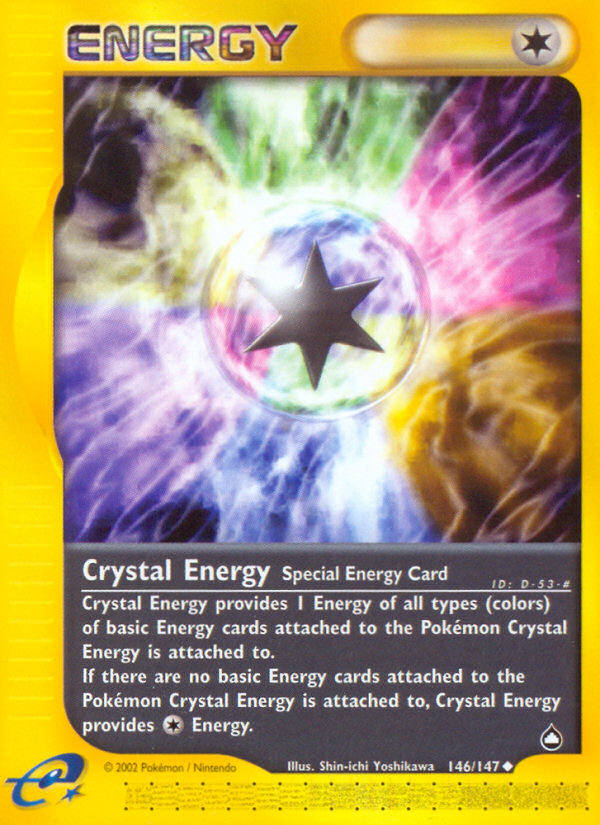 Crystal Energy (146/147) [Aquapolis] | Card Merchant Takapuna