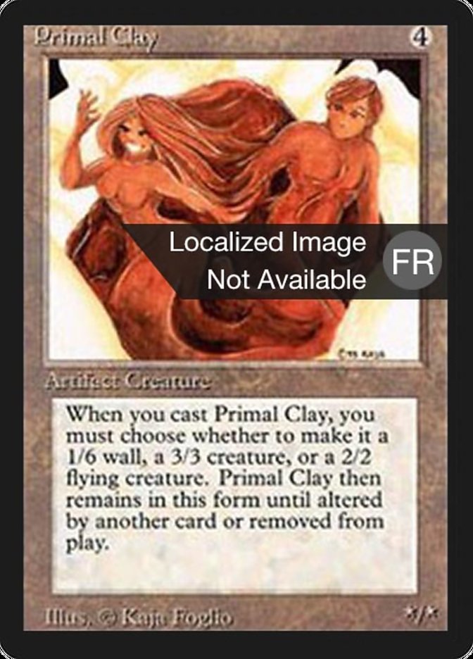 Primal Clay [Foreign Black Border] | Card Merchant Takapuna