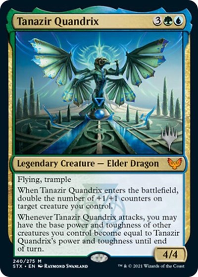 Tanazir Quandrix (Promo Pack) [Strixhaven: School of Mages Promos] | Card Merchant Takapuna