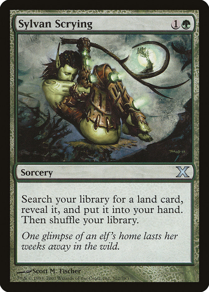 Sylvan Scrying [Tenth Edition] | Card Merchant Takapuna
