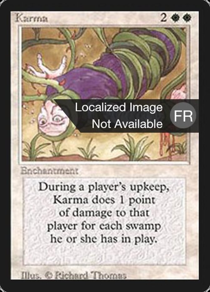 Karma [Foreign Black Border] | Card Merchant Takapuna
