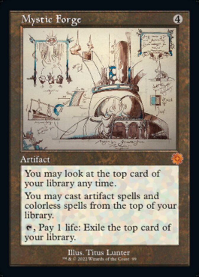 Mystic Forge (Retro Schematic) [The Brothers' War Retro Artifacts] | Card Merchant Takapuna